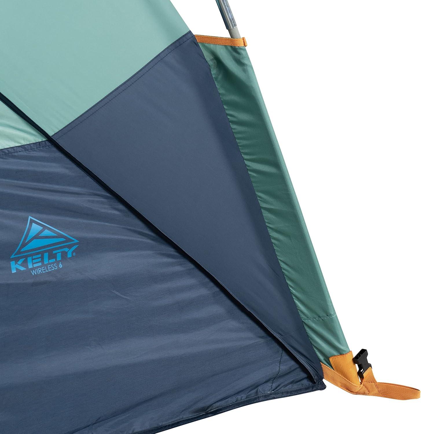 image:imageKelty Wireless Freestanding Camping Tent 2 4 or 6 Person Size Huge Interior and Peak Height Intuitive  Easy to Pitch Color Coded SetupGreen