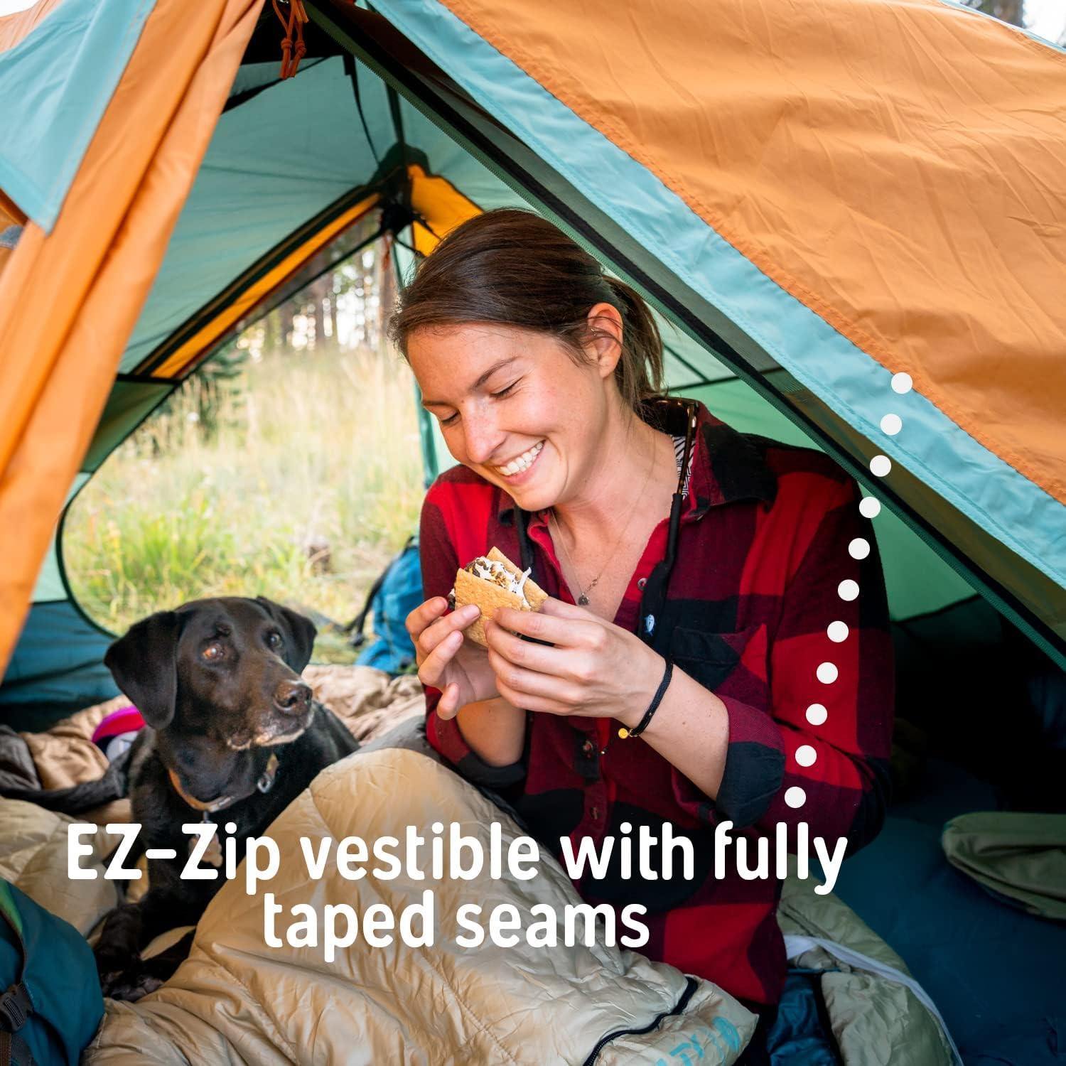 image:imageKelty Wireless Freestanding Camping Tent 2 4 or 6 Person Size Huge Interior and Peak Height Intuitive  Easy to Pitch Color Coded SetupGreen