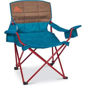 image:imageKelty Deluxe Lounge Chair  Folding Outdoor Camp Chair Insulated Cupholders Customized Recline Steel Frame Padded Roll Storage 2024 Deep LakeDeep Lake  Fallen Rock