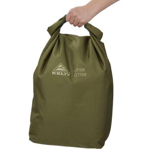 image:imageKelty Litter Gtter Reusable Heavy Duty Garbage Bag and Carry Sack for Firewood Cans and Campsite Trash  Puncture  Water Resistant Fabric Roll Top 30L CapacityWinter Moss