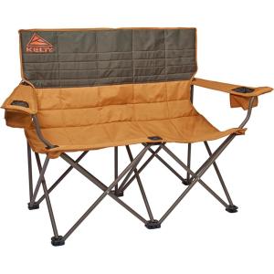 image:imageKelty Low Loveseat Oversized 2Person Heavy Duty Folding Camp Chair Double Seat for Soccer Games Tailgating Beach Days Low HeightDark ShadowCanyon Brown  Beluga