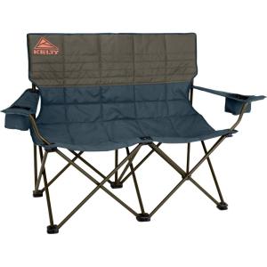 image:imageKelty Low Loveseat Oversized 2Person Heavy Duty Folding Camp Chair Double Seat for Soccer Games Tailgating Beach Days Low HeightDark ShadowDark Shadow  Midnight Navy