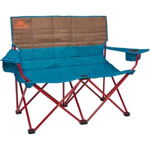 image:imageKelty Low Loveseat Oversized 2Person Heavy Duty Folding Camp Chair Double Seat for Soccer Games Tailgating Beach Days Low HeightDark ShadowDeep Lake  Fallen Rock