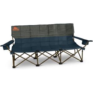 image:imageKelty Lowdown Couch  3 Person Capacity Camping Chair Extra Large and Sturdy Bench for Campsites Soccer Games and Backyard PartiesDark Shadow  Midnight Navy