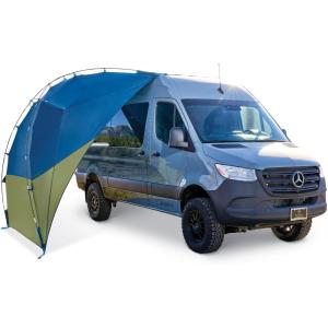 image:imageKelty Sideroads Awning Shelter for Car Camping Tailgating and Summer Beach Trips Protection from Elements and UV Universal Mount Sturdy Steel Frame Easy SetupMidnight Navy  Winter Moss