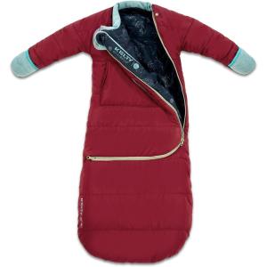 image:imageKelty Space Cadet Infant and Toddler Sized ArmsOut Sleeping Bag 3040F Degree Rated 8M4T FleeceLined Hand CoversTibetan Red  40 Degree