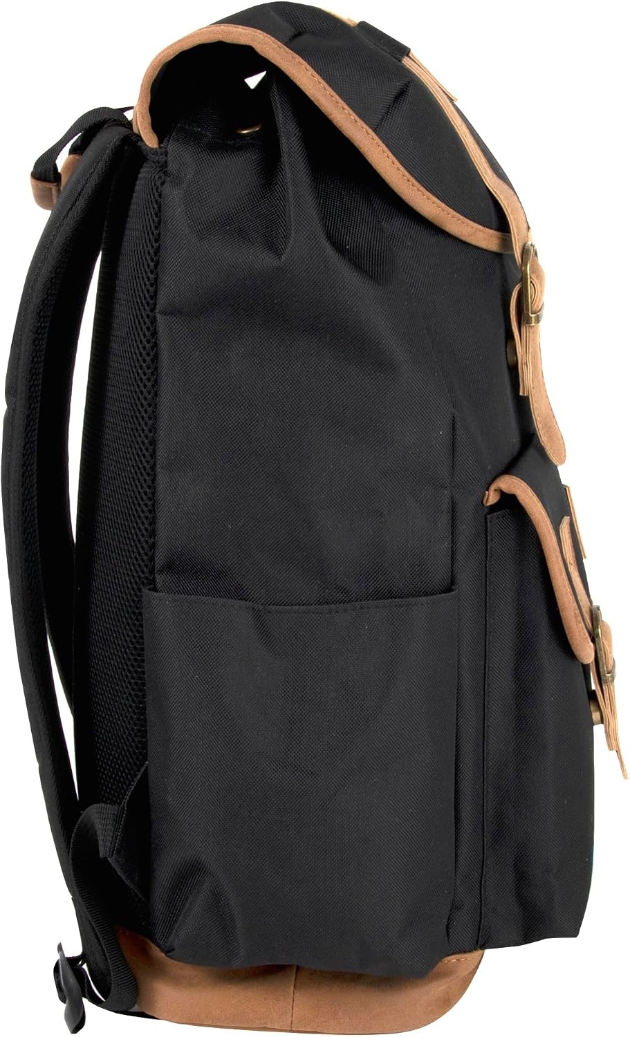 image:imageKelty 18 Inch Laptop Travel Backpack Drawstring AntiTheft Backpack with Laptop Compartment Side Pockets for Men Women Black Travel Rucksack