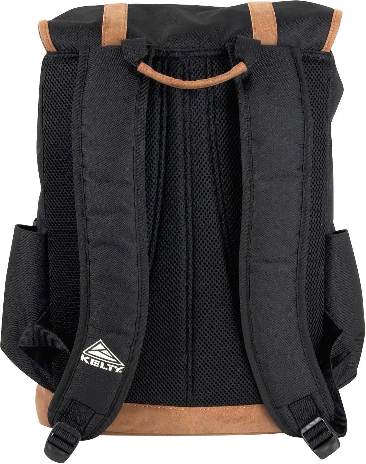 image:imageKelty 18 Inch Laptop Travel Backpack Drawstring AntiTheft Backpack with Laptop Compartment Side Pockets for Men Women Black Travel Rucksack
