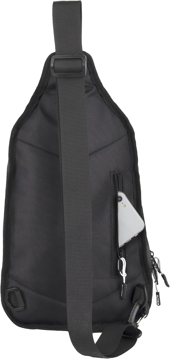 image:imageKelty Sling Crossbody Messenger Shoulder Backpack 825 Liter Capacity with Detachable Keychain Coin PouchBlack
