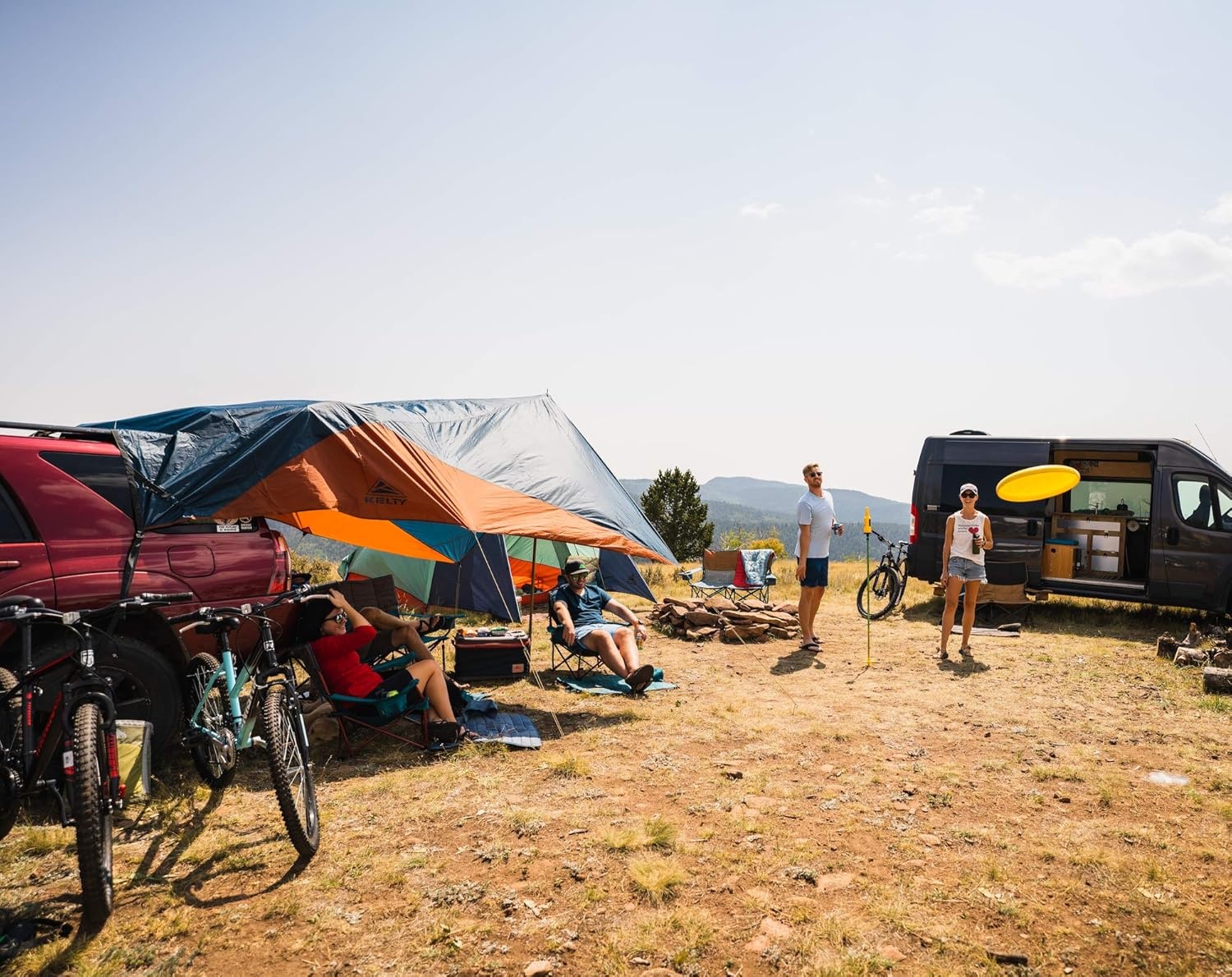 image:imageKelty Waypoint Tarp Car Camping and Tailgating Shelter Universal Vehicle MountElmDark Shadow