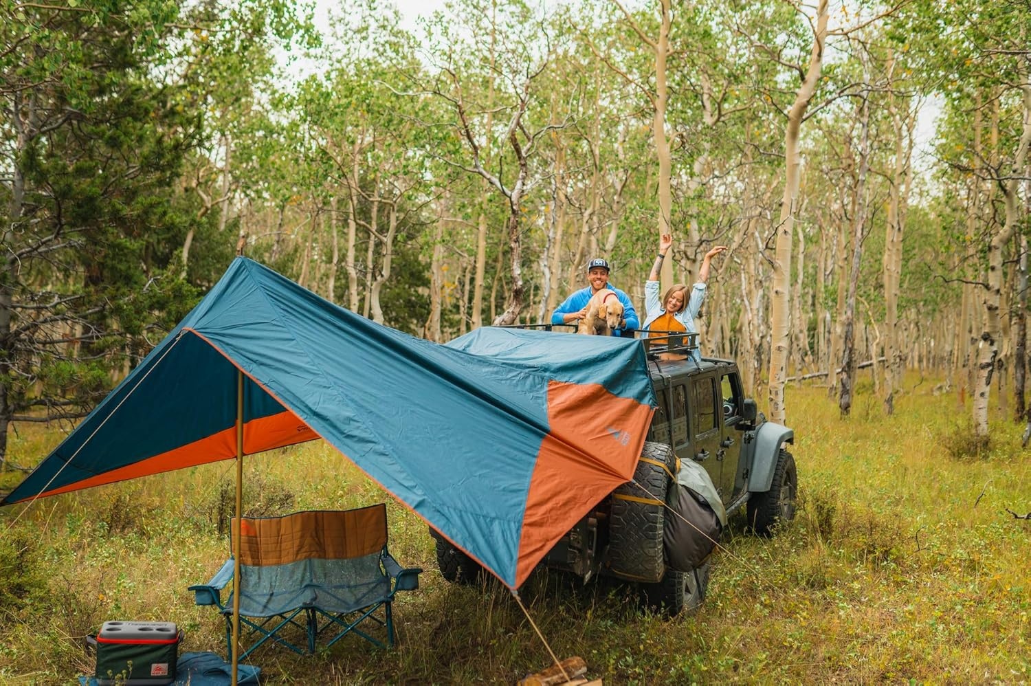 image:imageKelty Waypoint Tarp Car Camping and Tailgating Shelter Universal Vehicle MountElmDark Shadow