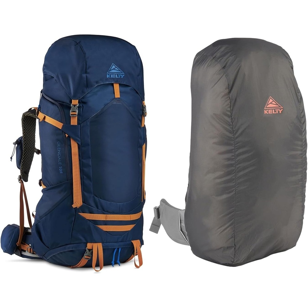 image:imageKelty Glendale Thru Hiking MultiDay Pack Pack Raincover Bundle