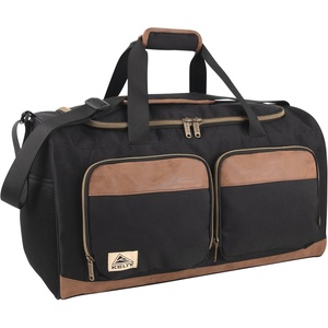 image:imageKelty 22 Inch Large 51 Liter Capacity Sports Travel Duffel Bag with Pockets Shoulder Strap Top Carry HandleBlack