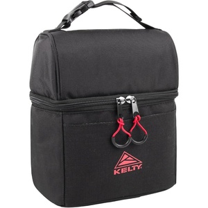 image:imageKelty Adult Insulated Lunch Bag Leakproof 9 Can 8 Liter Capacity with Top Buckle Carry Handle Mesh Zippered Pocket Front Slip PocketBlack