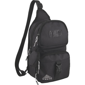 image:imageKelty Sling Crossbody Messenger Shoulder Backpack 825 Liter Capacity with Detachable Keychain Coin PouchBlack With Buckle